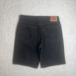 Vintage levis 550‎ black men's jorts 2002 baggy skater
